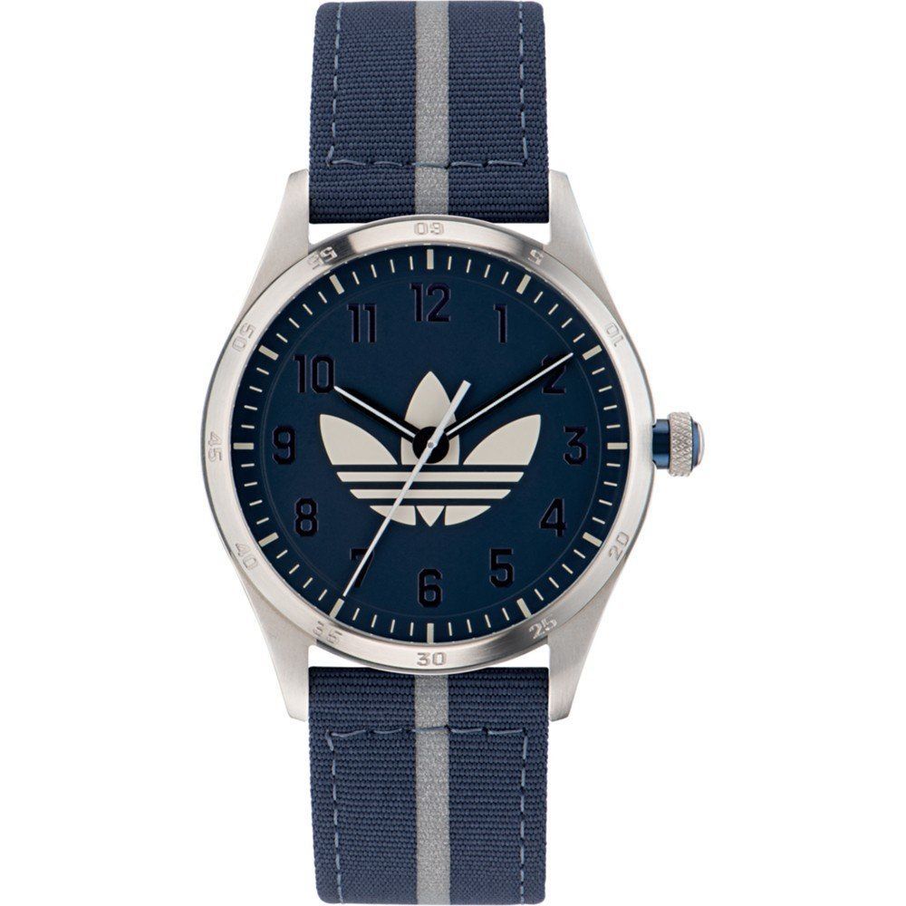 Adidas Blue Fabric Quartz Sports Watch