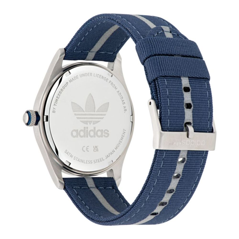 Adidas Blue Fabric Quartz Sports Watch