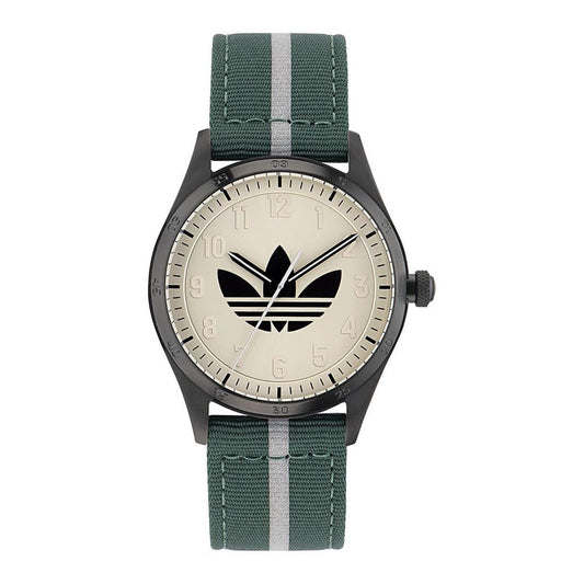 Adidas Green Fabric Quartz Analog Sports Watch