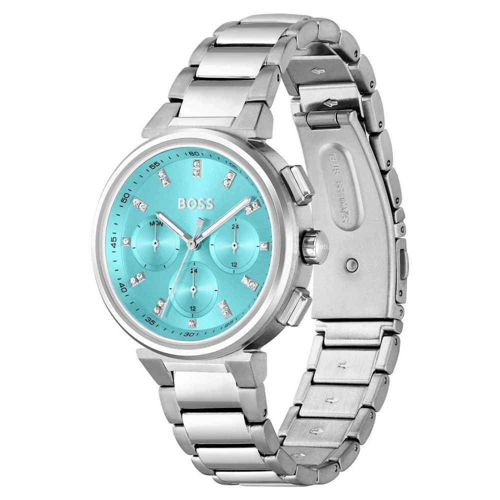 Hugo Boss Men’s Silver Stainless Steel Analogue Watch