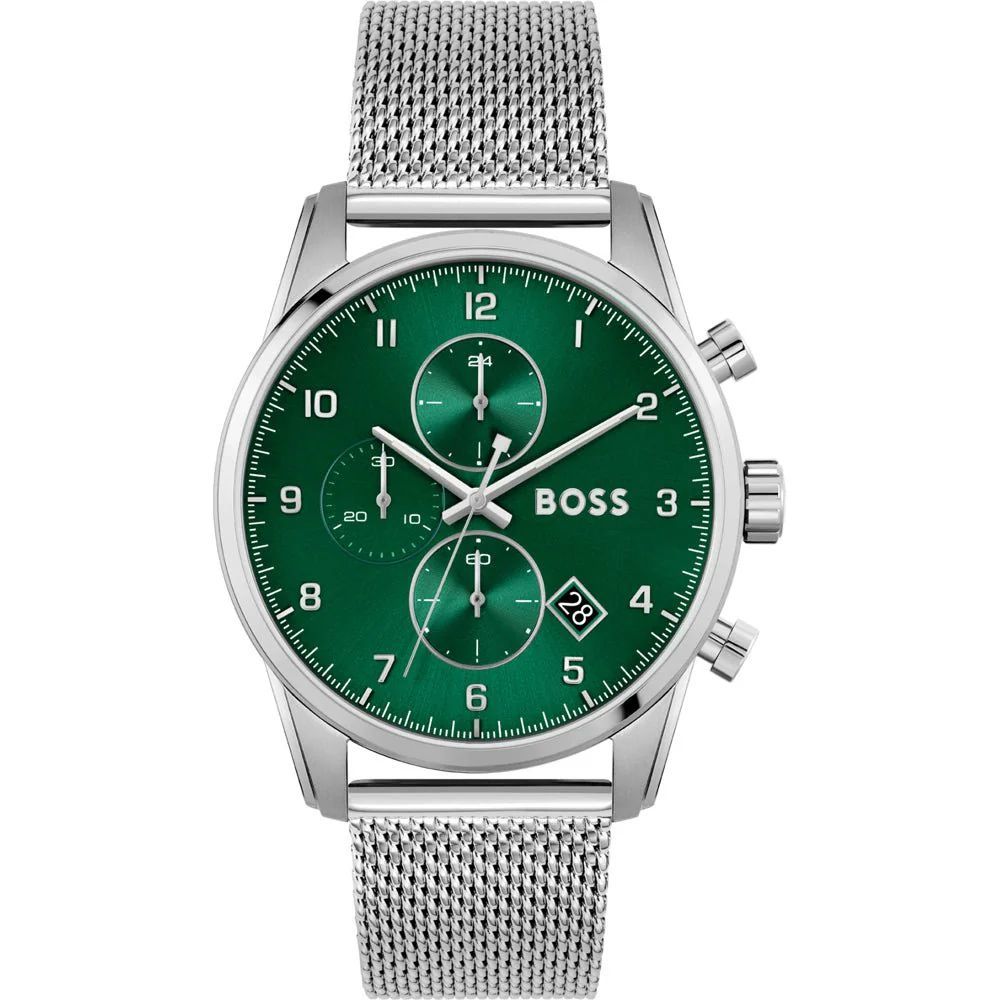 Hugo Boss Men’s Silver Stainless Steel Watch