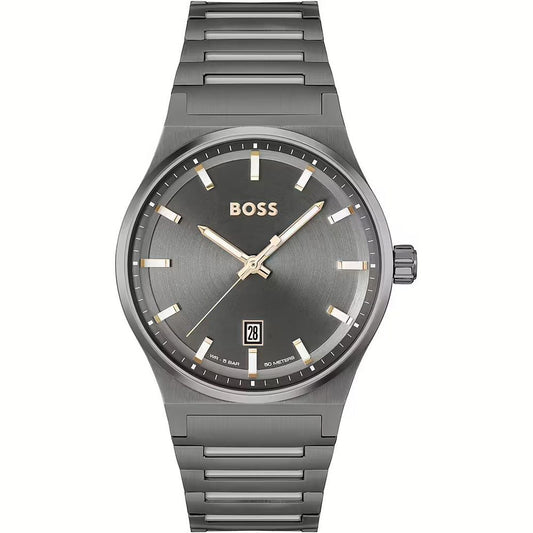 Hugo Boss Men’s Gray Stainless Steel Watch