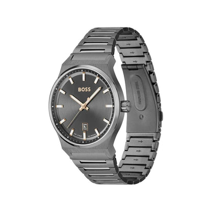 Hugo Boss Men’s Gray Stainless Steel Watch
