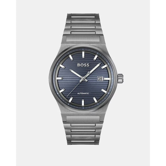 Hugo Boss Men’s Gray Stainless Steel Automatic Watch