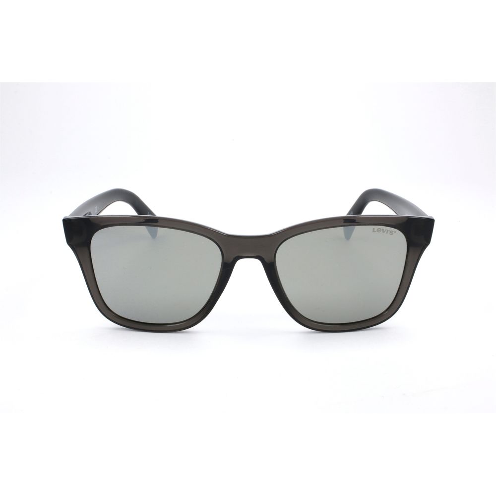 Levi's Unisex Transparent Resin Sunglasses – Stylish Grey Lenses