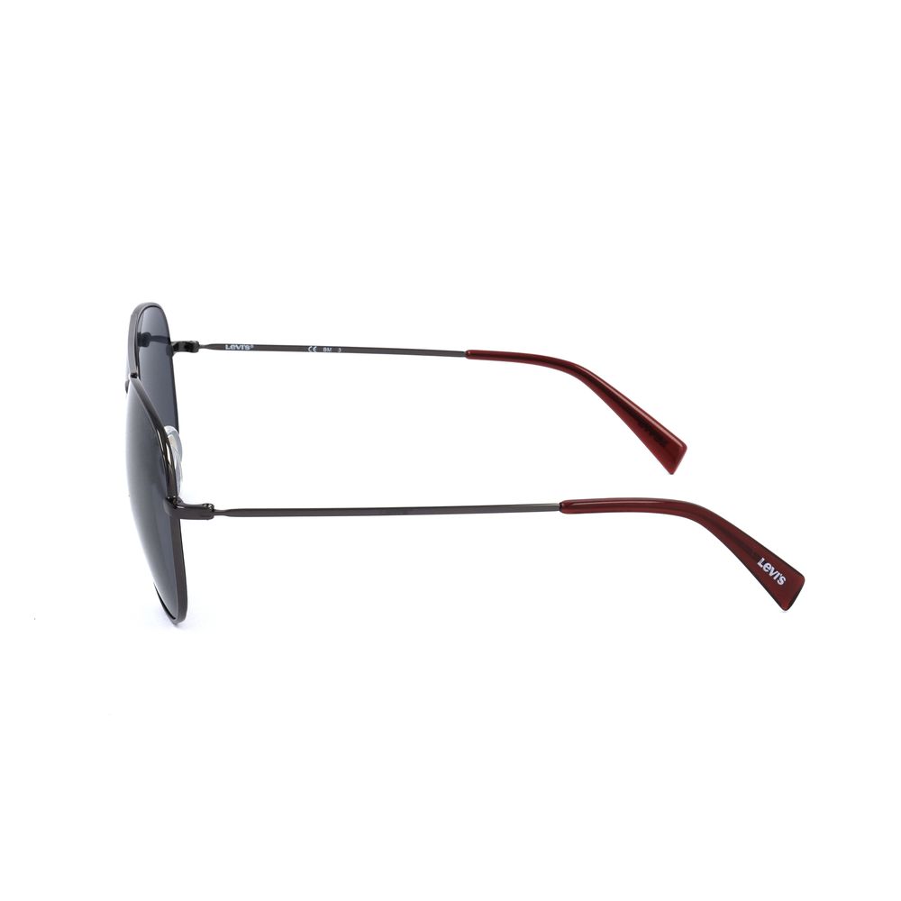 Levi's Unisex Gold Metal Sunglasses – Stylish Full-Rim Frame, 60mm