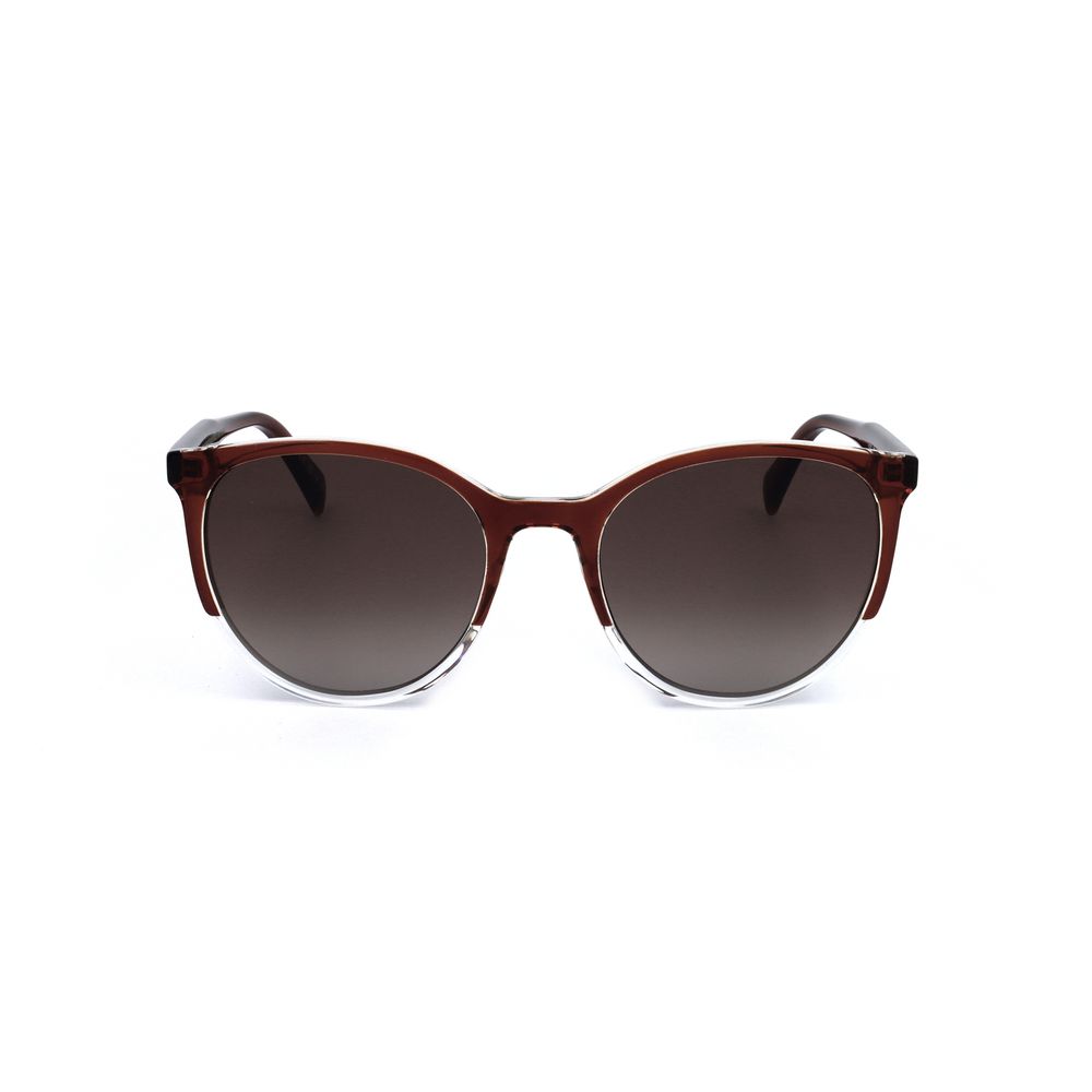 Levi's Women’s Sunglasses – Black Resin Frame with Brown Lenses, 56mm