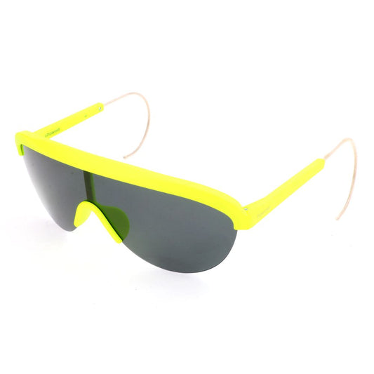 Polaroid Unisex Yellow Resin Sunglasses – Retro Full-Rim Frame
