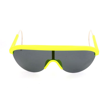Polaroid Unisex Yellow Resin Sunglasses – Retro Full-Rim Frame