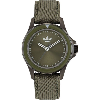 Adidas Green Fabric Quartz Sports Watch