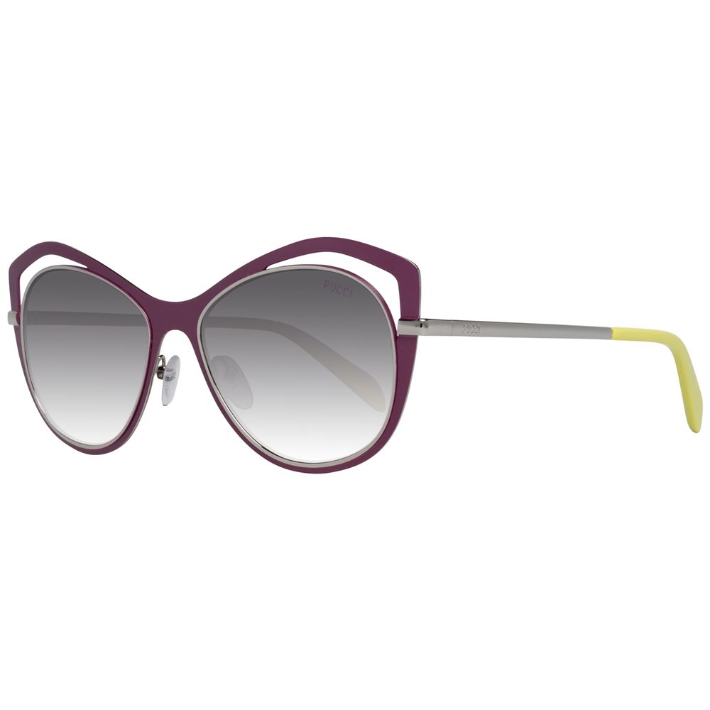 Emilio Pucci Purple Sunglasses – Women's Metal Frame, 56mm