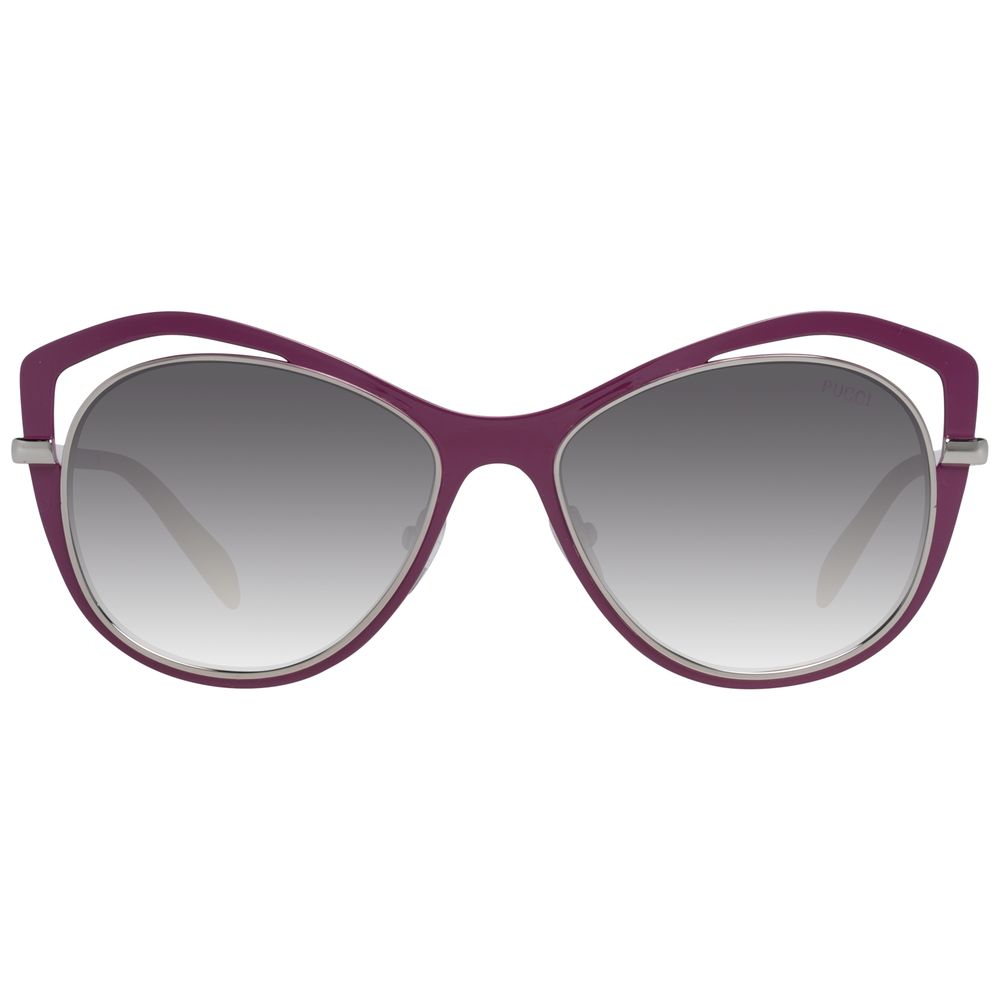 Emilio Pucci Purple Sunglasses – Women's Metal Frame, 56mm