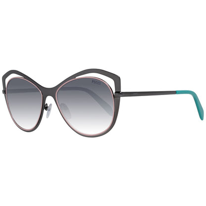 Emilio Pucci Women's Grey Plastic Sunglasses – Stylish and Protective, 56mm