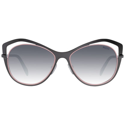 Emilio Pucci Women's Grey Plastic Sunglasses – Stylish and Protective, 56mm