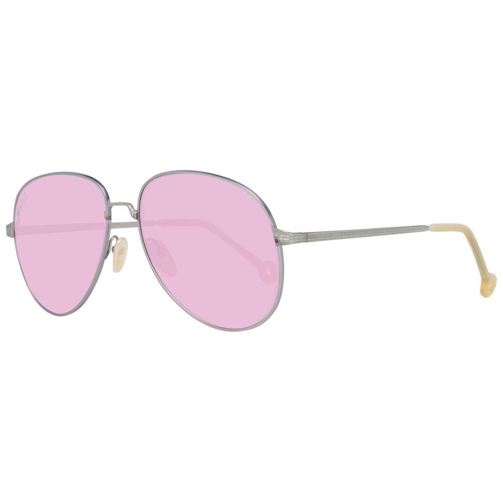 Hally&Son Gold Metal Sunglasses – Unisex 61mm Mirrored Lenses
