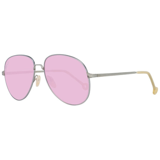 Hally&Son Gold Metal Sunglasses – Unisex 61mm Mirrored Lenses