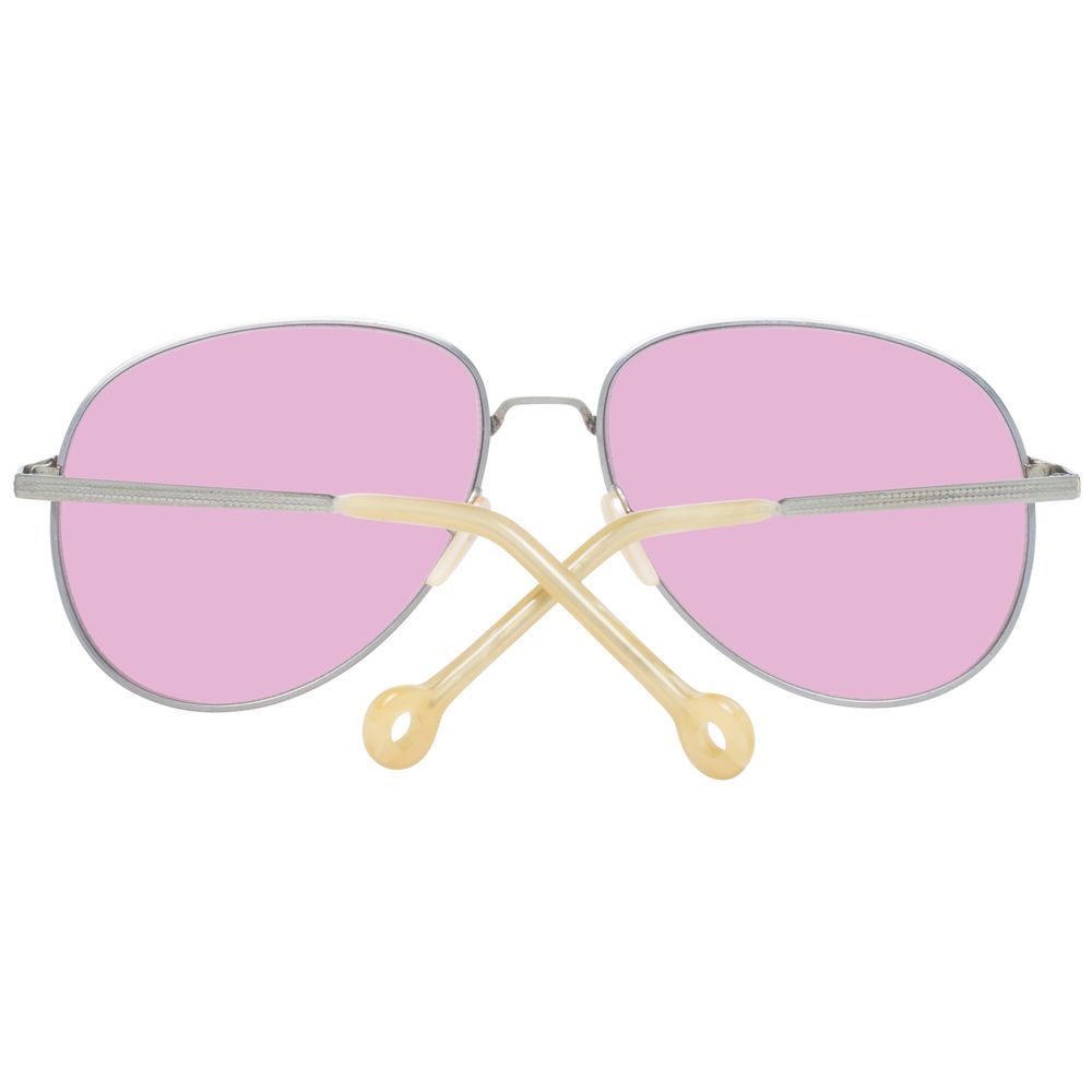 Hally&Son Gold Metal Sunglasses – Unisex 61mm Mirrored Lenses
