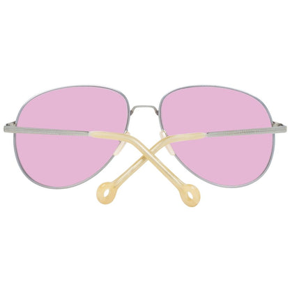 Hally&Son Gold Metal Sunglasses – Unisex 61mm Mirrored Lenses