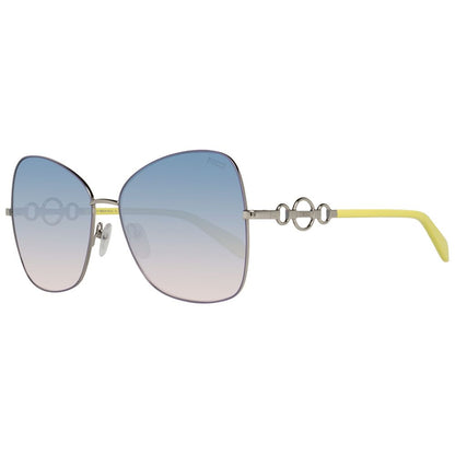 Emilio Pucci Women’s Sunglasses – Grey Metal Frame, 59mm