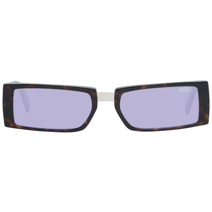 Emilio Pucci Women’s Sunglasses – Brown Plastic Frame, 53mm