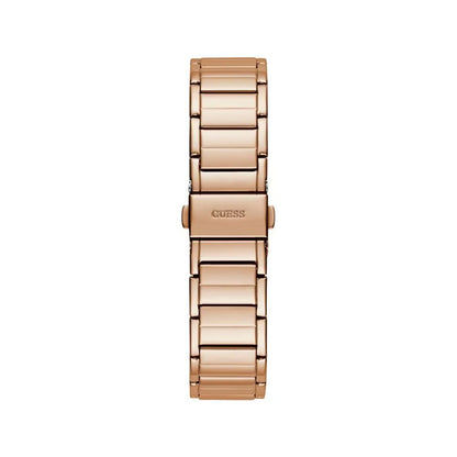 Guess Women’s Watch, Multifunction Dial, Pink Stainless Steel