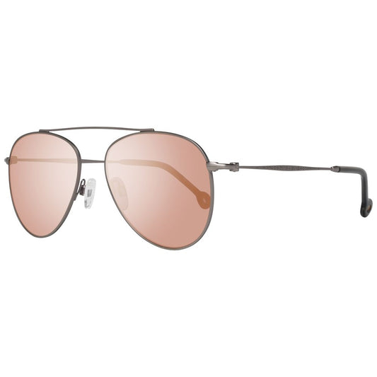 Hally&Son Unisex Sunglasses – Grey Metal Frame, Category 3 Lenses