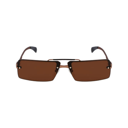 Ferragamo Yellow Metal Unisex Sunglasses