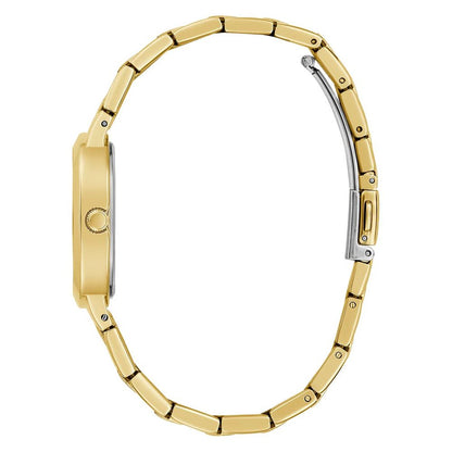 Guess Men's Watch, Analog Dial, Gold Stainless Steel Bracelet