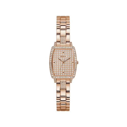 Guess Women’s Watch, Multicolor Dial, Pink Stainless Steel Bracelet