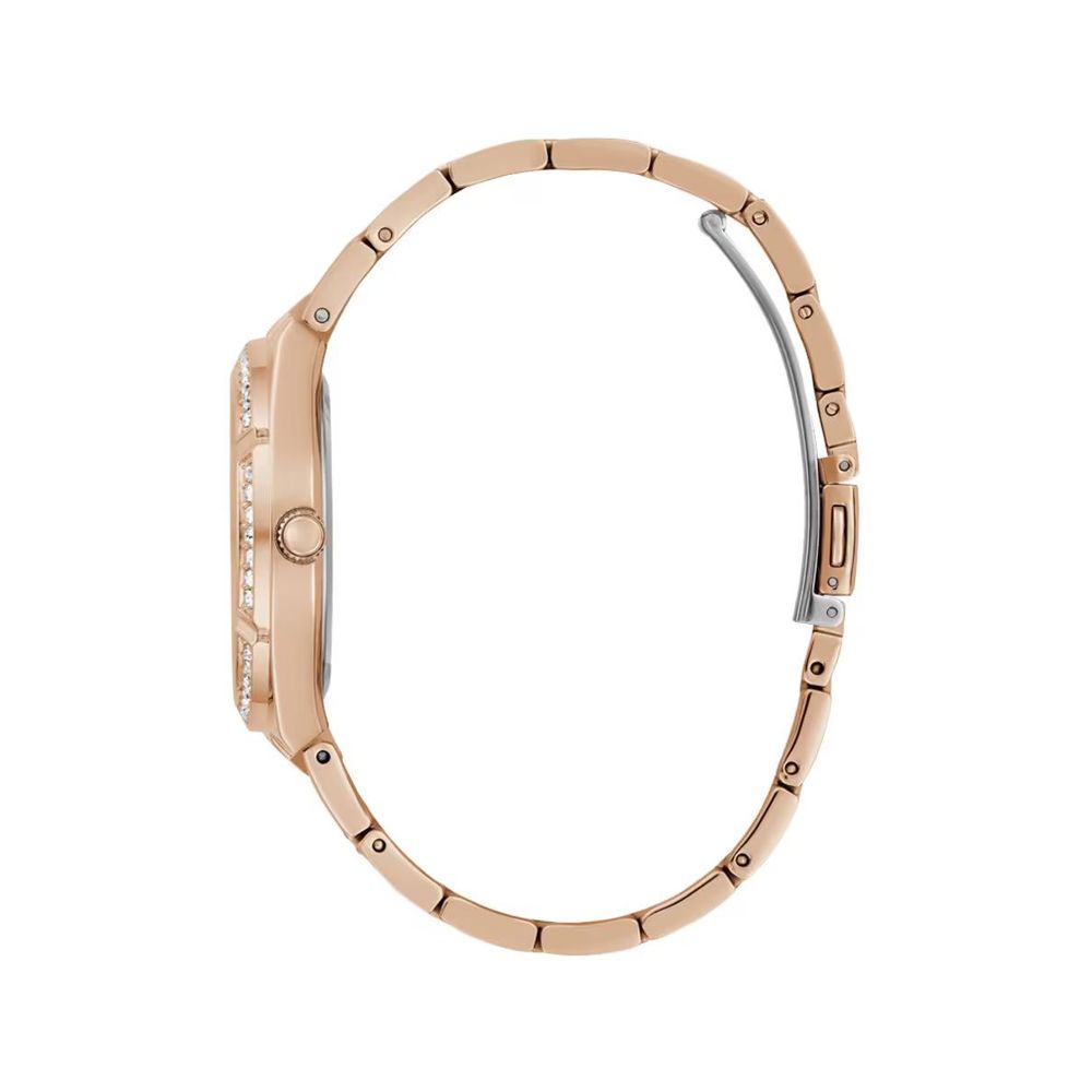Guess Women’s Watch, Pink Dial, Stainless Steel Bracelet
