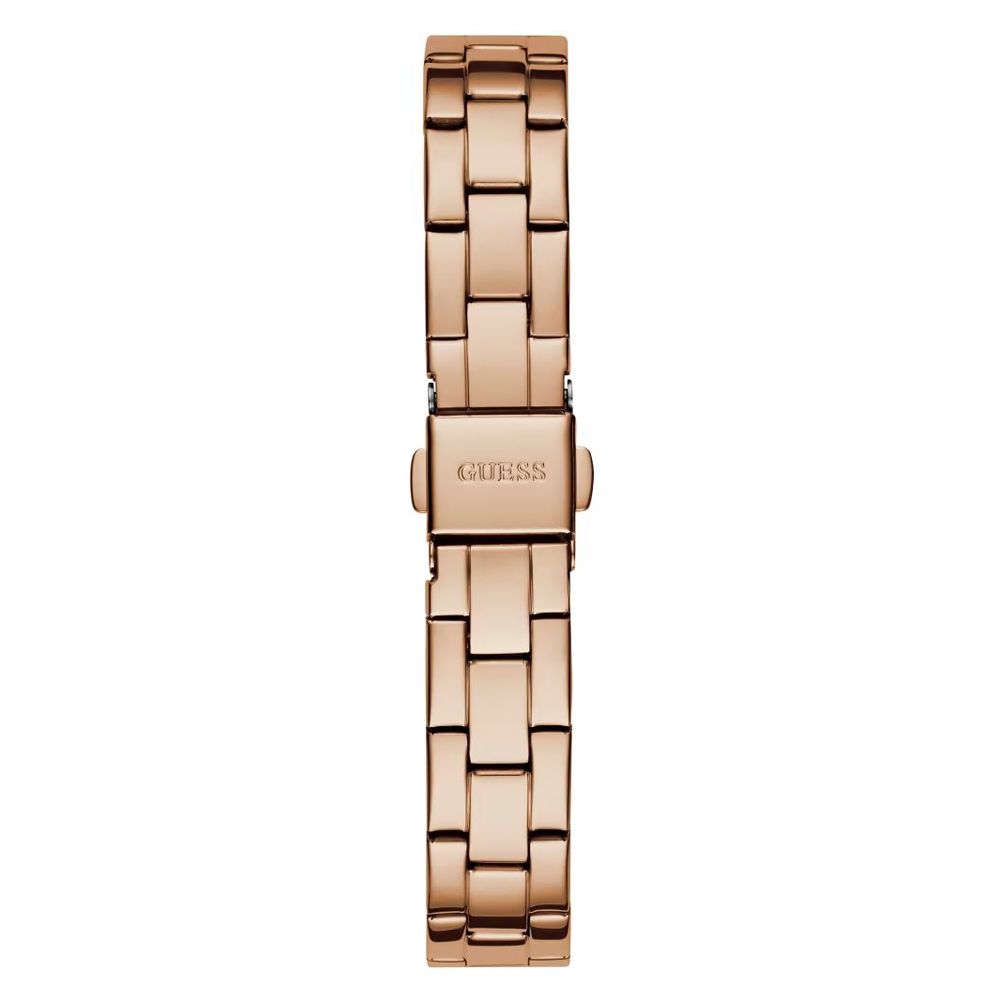 Guess Women’s Watch, Multicolor Dial, Pink Stainless Steel Bracelet