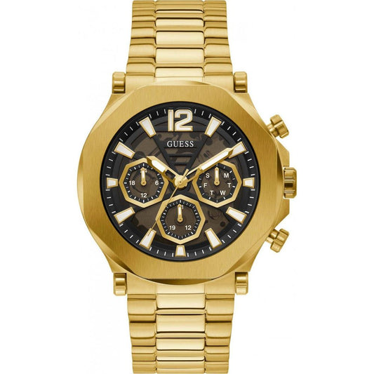 Guess Men’s Watch, Analog Display, Gold Stainless Steel Bracelet