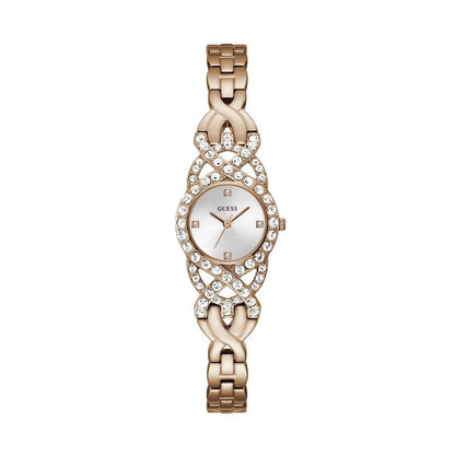 Guess Women’s Watch, Grey Dial, Pink Stainless Steel