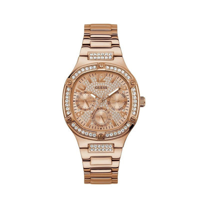 Guess Women’s Pink Stainless Steel Analog Watch