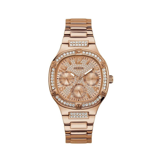 Guess Women’s Pink Stainless Steel Analog Watch