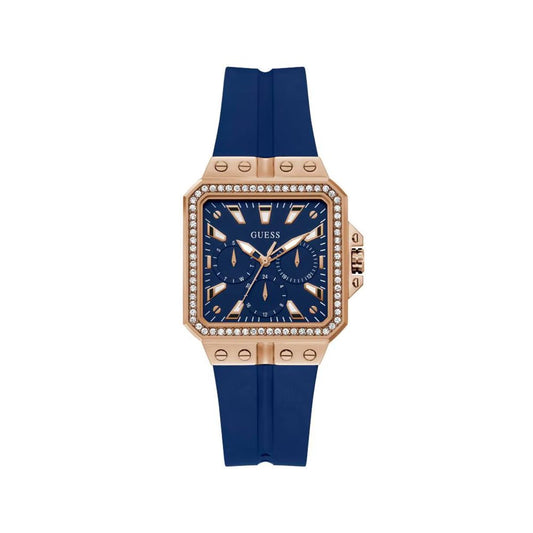 Guess Women’s Purple Silicone Analog Watch