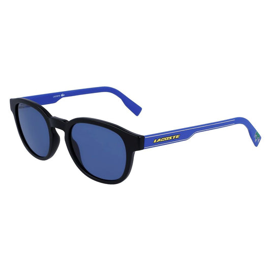 Lacoste Unisex Sunglasses – Black Injected Frame, 51mm