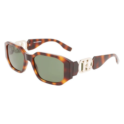 Karl Lagerfeld Women’s Sunglasses – Brown Injected Frame, 55mm