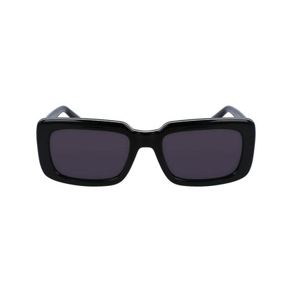 Karl Lagerfeld Unisex Sunglasses – Black Injected Frame, 54mm Lens