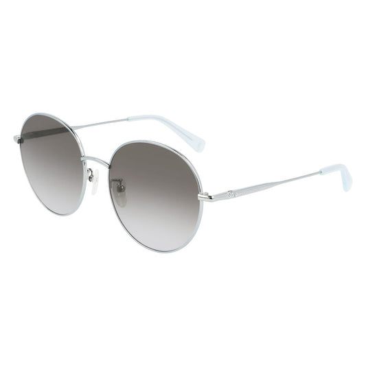 Longchamp Women’s Metal Sunglasses – Chic Blue Frame, 58mm