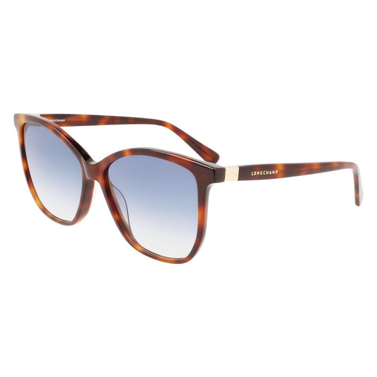 Longchamp Women’s Acetate Sunglasses – Brown Frame, 57mm