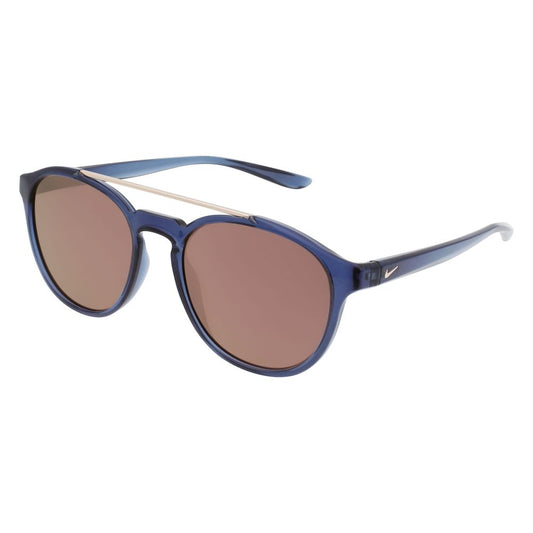 Nike Blue Injected Sunglasses – Unisex Oversized Design with 54mm Lenses