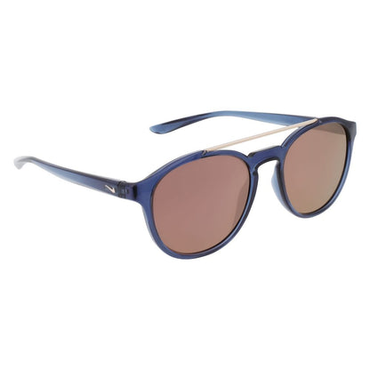 Nike Blue Injected Sunglasses – Unisex Oversized Design with 54mm Lenses