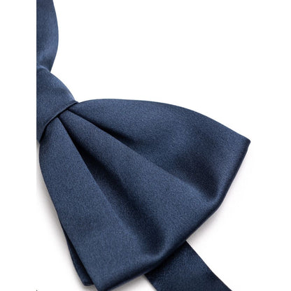 Dolce & Gabbana Blue Silk Bow Tie