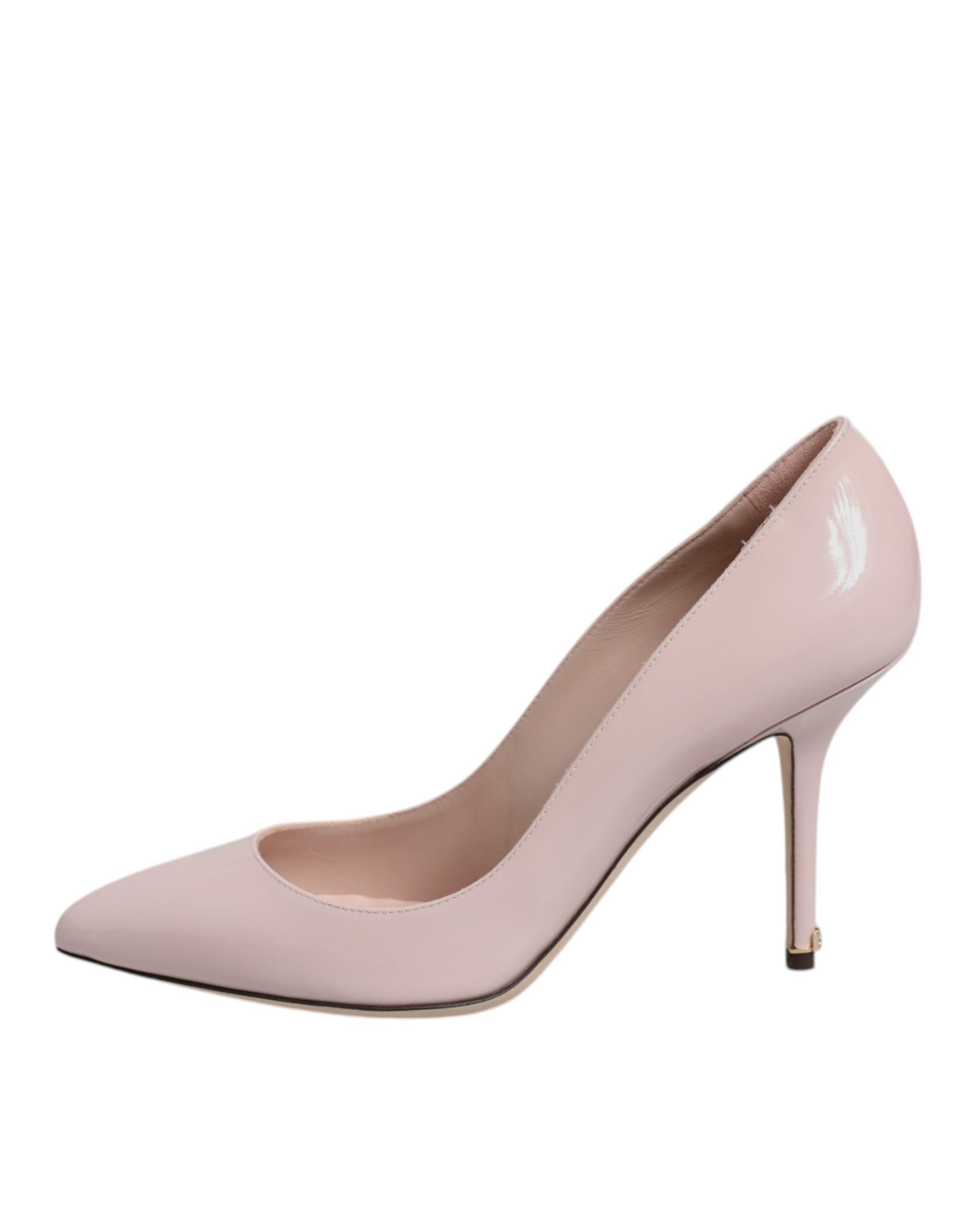 Dolce & Gabbana Pink Patent Leather Stiletto Heel Pumps
