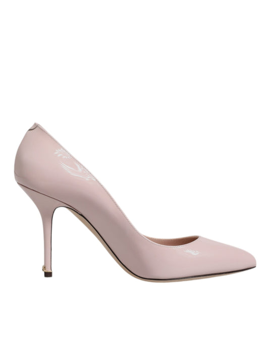 Dolce & Gabbana Pink Patent Leather Stiletto Heel Pumps