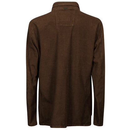 Herno Brown Linen Field Jacket