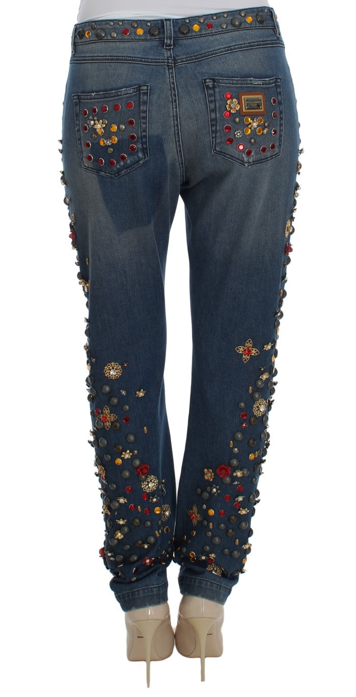  - Enchanted Sicily Embellished Boyfriend Jeans