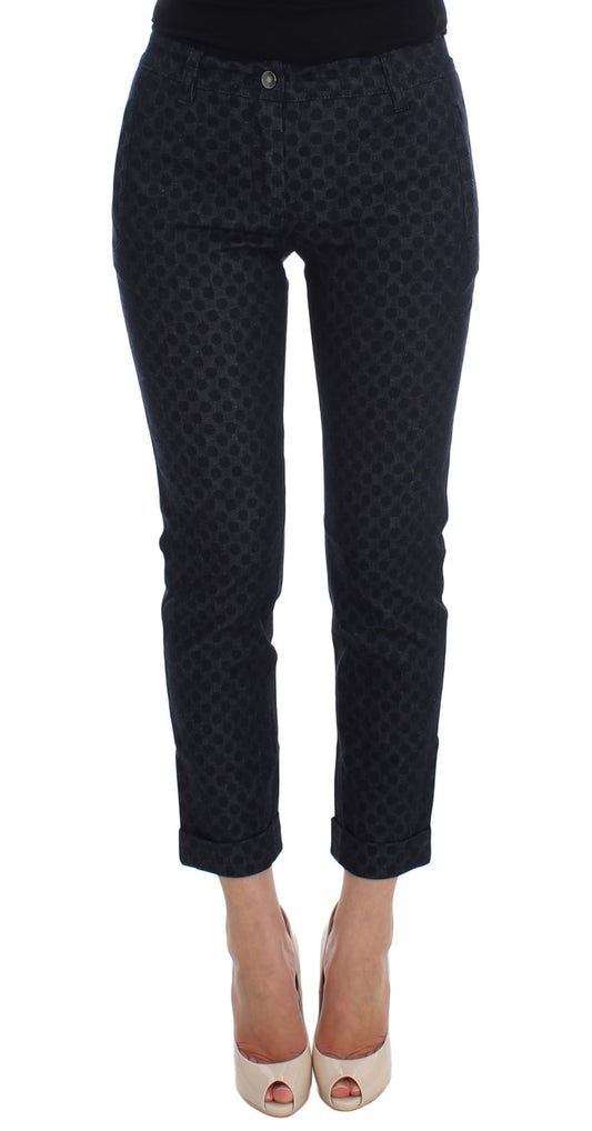  - Chic Polka Dotted Capris Jeans