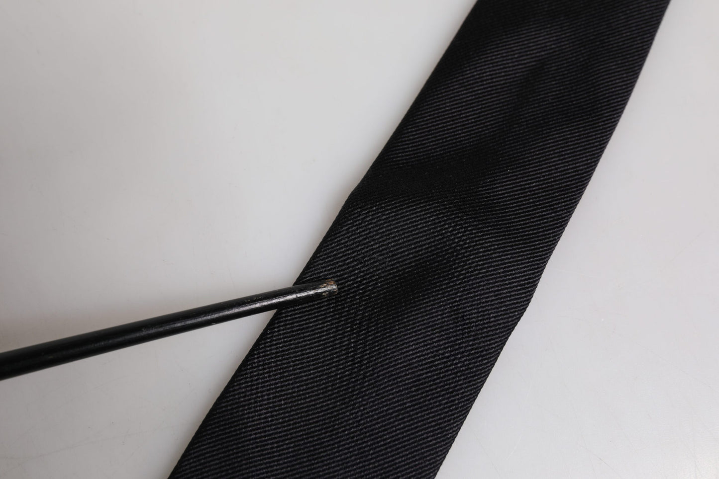 Dolce & Gabbana Black Solid Silk Tie